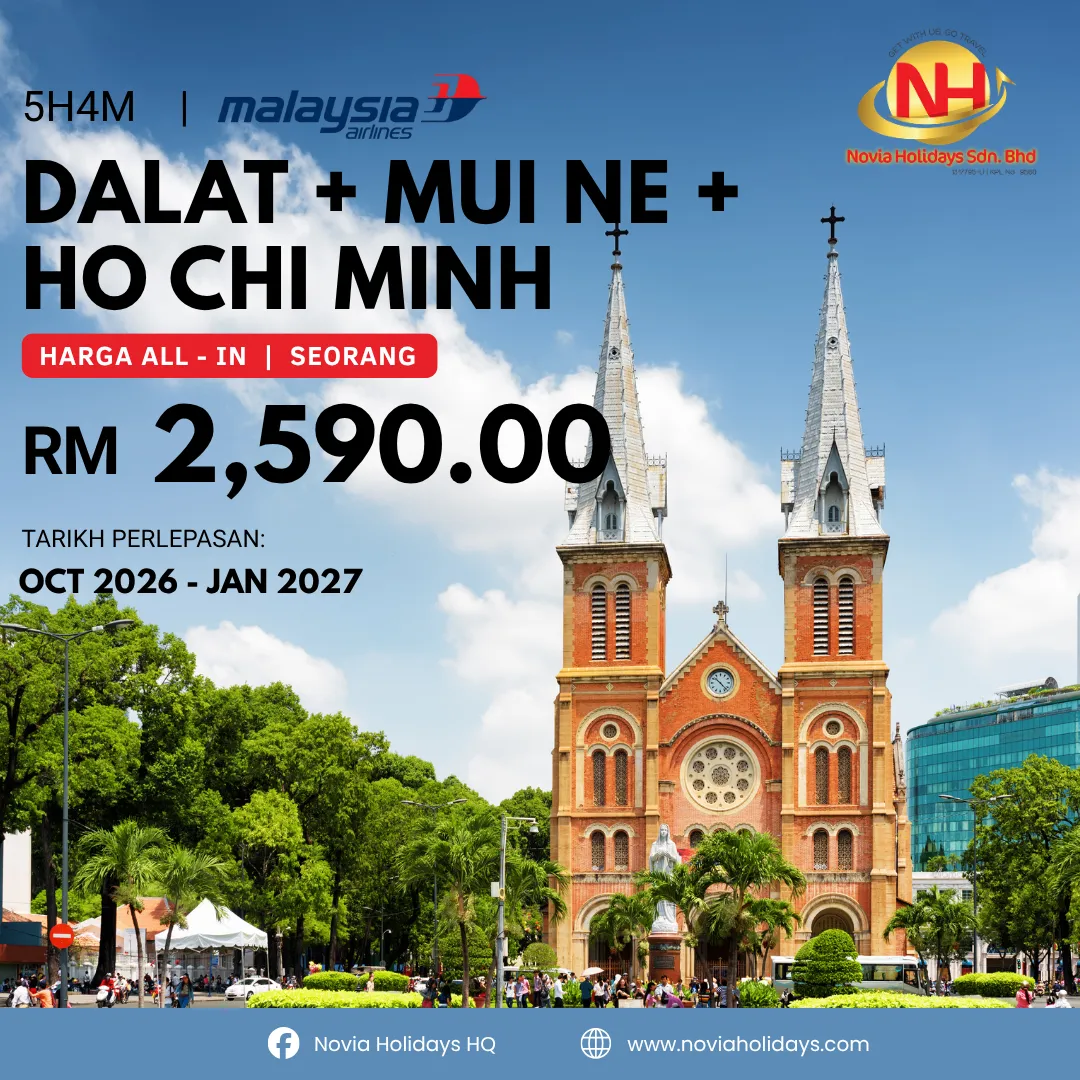 5H4M DALAT + MUI NE + HO CHI MINH